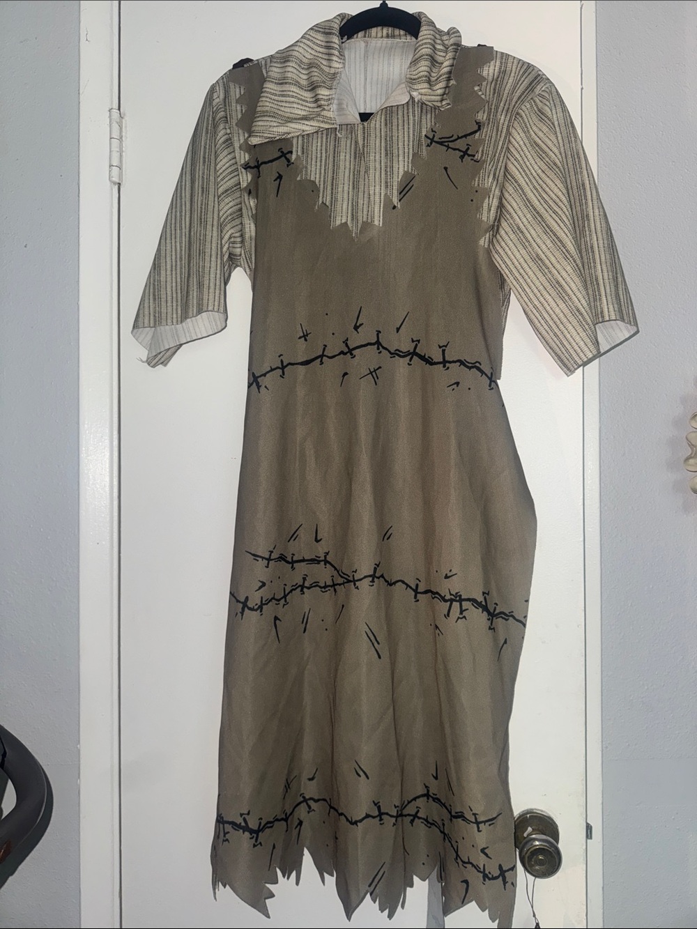 Kids Texas chainsaw massacre Halloween Costume shirt with apron